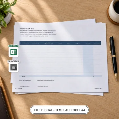 Penjabaran APB Desa Excel A4 untuk Administrasi Desa