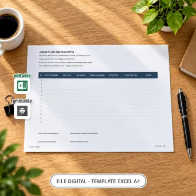 Jadwal Ronda atau Siskamling Excel A4