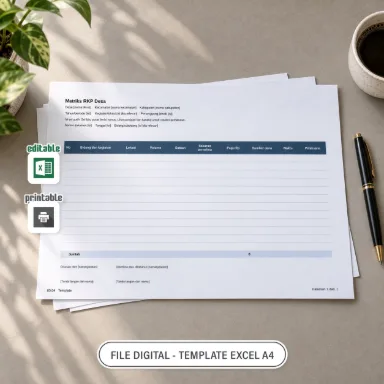 Matriks RKP Desa Excel A4 untuk Administrasi Desa