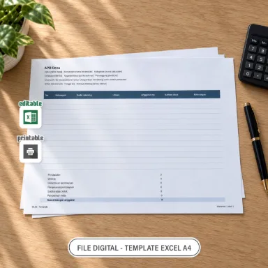 APB Desa Excel A4 untuk Administrasi Desa