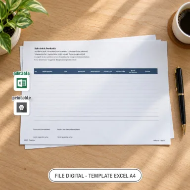 Buku Induk Penduduk Excel A4 untuk Administrasi Desa