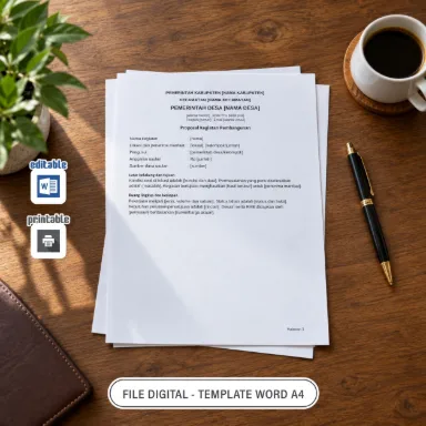Proposal Kegiatan Pembangunan Word A4 untuk Administrasi Desa